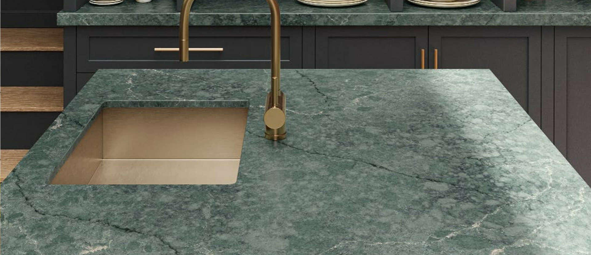 Silestone Jardin Emerald - Sigvartsen Steinindustri