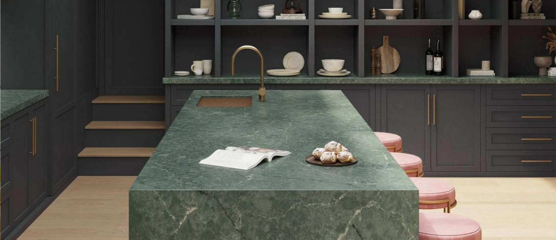 Silestone Jardin Emerald - Sigvartsen Steinindustri